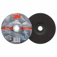 This 3M depressed center cut-off wheel is designed for cutting carbon and stainless steel. The ceramic abrasive and 60 grit enable efficient, cool-cutting action. It is commonly used in metal fabrication, maintenance, and repair applications