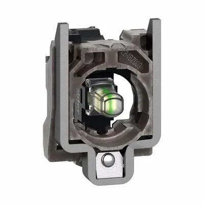 SCHNEIDER Lamp Module: 22 mm Size, White, LED, 24 V AC/DC Rating - Lamp Modules