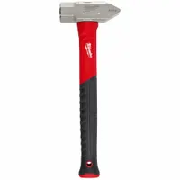 Cross Peen Hammer: Fiberglass, 2 1/2 lb Head Wt, 1 5/8 in Face Dia, 15 in Overall Lg, Textured Grip (MPN 48-22-9313)