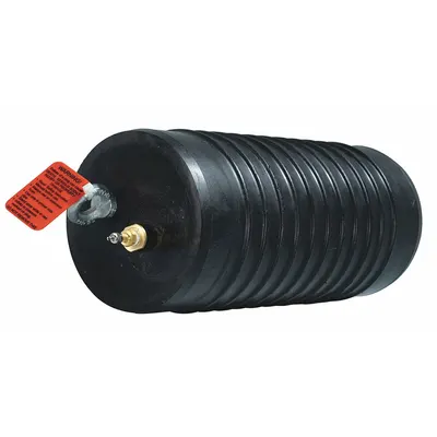 TEST-TITE Test Plug: For 4 in – 8 in Pipe, Handle and Chain Tether - Standard Multi-Size Plugs