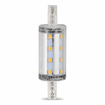 FEIT ELECTRIC Compact LED Bulb: LED, Recessed Single Contact (R7s), 120V AC - R7S Base Lamps