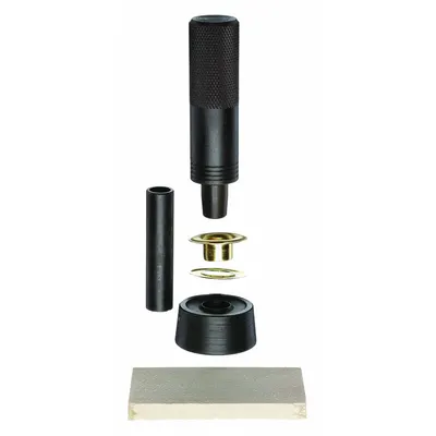 WESTWARD Grommet Kit: Brass, 0.5 in Inside Dia, 1.06 in Outside Dia - Brass Grommets Kits