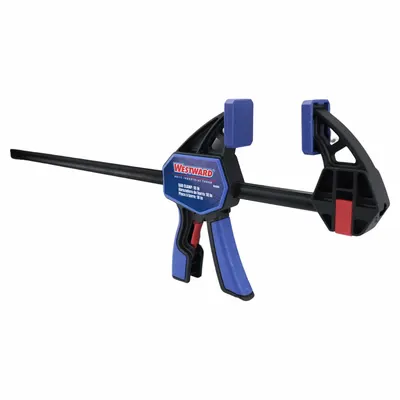 WESTWARD Bar Clamp: Flat, 18 in Max Jaw Opening, 7 1/2 in to 25 9/16 in - Dual-Function Trigger Clamps & Spreaders