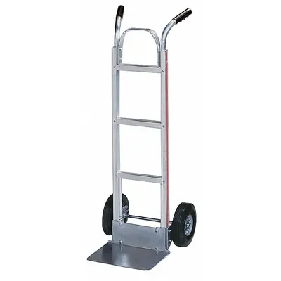 MAGLINER General Purpose Hand Truck: 500 lb, Dual-Handle, Silver, Aluminum, Solid - Corrosion-Resistant Hand Trucks