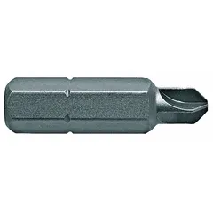 This APEX Torq-Set bit is #6 industry size, imperial, with a standard length and impact-rated construction for power tool use. Made from S2 steel with a hex drive and unfinished finish, it is sold in a 5-pack. Bit holder not included.