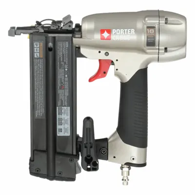 PORTER CABLE Air Nail Gun: Brad, 0°, Glue, 1/4 in, Sequential, Strip Collation - Air-Powered Brad Nailers