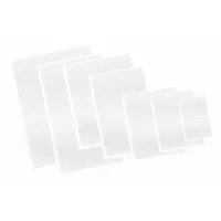 Static shield open-ended poly bag made from polyethylene terephthalate (PET). Measures 12 in wide by 16 in long. Flat pack configuration without hang hole. Sold in a 360-pack. Used for protecting electrostatic discharge sensitive components during handling and storage