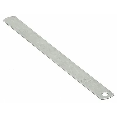 TOLCO Retaining Strap, 10 in Lg, 1 in Wd, for 3/8 in Pipe/Rod, Galvanized Steel - Retaining Straps