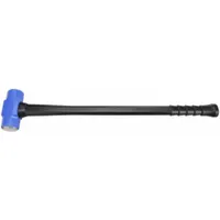 Soft-Face Sledge Hammer: Steel, Fiberglass Handle, 6 lb Head Wt, 2 1/4 in Dia, 31 in Overall Lg (MPN 6894268)