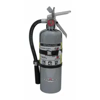 The AMEREX B500TC is a 5 lb Class ABC fire extinguisher rated 2A:10B:C, charged with monoammonium phosphate. It is suitable for fires involving ordinary combustibles, flammable liquids, and energized electrical equipment in industrial, commercial, and warehouse settings