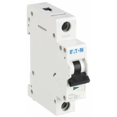 EATON FAZ-C2/1-SP C-Curve 1-Pole UL1077 Supplementary Protector - C-Curve, 1-Pole UL1077 DIN Rail-Mount Supplementary Protectors