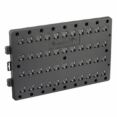 TOOLHANGER Tool Hanger Board: Black, 19 in Overall Wd, 11 1/2 in Overall Lg - Tool Hangers