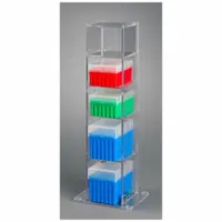 Lab Bench Vertical Organizer: 6 3/4 in Overall Wd, 20 3/4 in Overall Ht, 5 3/4 in Overall Lg, PETG (MPN 5VTORG)