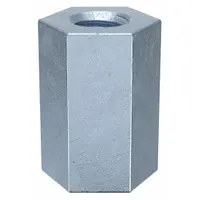 This steel female x female hex standoff is fully threaded with a 6H thread class and zinc-plated finish. It is used to create precise spacing between panels or components in industrial assemblies such as electrical enclosures, machinery, and rack systems. Supplied in a 100-piece pack