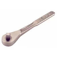 AMPCO Hand Ratchet: Pear, Reversible, 18 in Overall Lg, Unfinished, 30° Min Arc Swing (MPN W-140R)