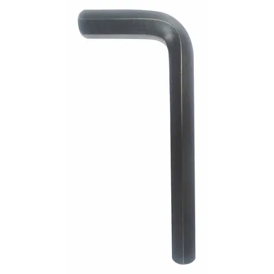 WESTWARD Hex Key: 0 Ball Ends, 17 mm Tip Size, Metric, Short, Alloy Steel, Black Oxide - L-Shaped Hex Keys