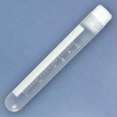 Cryogenic Vial, Polypropylene, 5 mL, Sterile, Colorless, Round Bottom, Internal Threads, with Closure