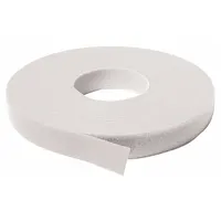VELCRO BRAND Strap Roll: Strap Roll, Hook-and-Loop, 3/4 in Overall Wd, 37 1/2 ft Overall Lg, White (MPN 189811)