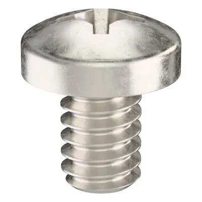 USA INDUSTRIALS Machine Screw: #2-56 Thread Size, 1/8 in Lg, 18-8, Stainless Steel, Plain - Pan Head Machine Screws