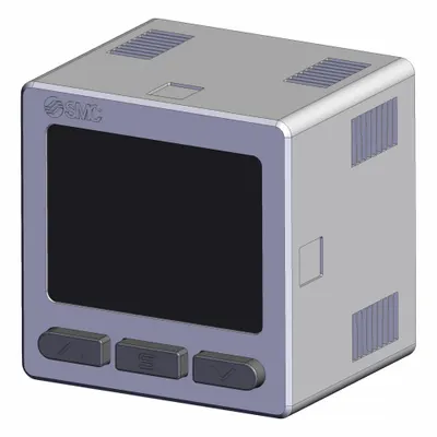 SMC High Precision Pressure Switch: 5 mm Port Size, 1 NPN/PNP Output, 12 to 24V DC - High Precision Vacuum Pressure Switches