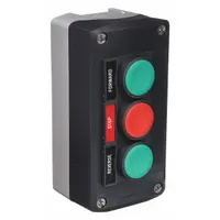 SCHNEIDER Control Station: (3) Flush Push Buttons, 0 Pilot Lights, 2NO/1NC, Forward/Reverse (MPN XALD311H29H7)