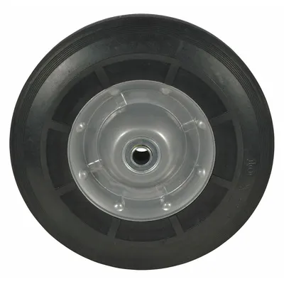 Dayton Wheel: 10 in Overall Ht, 250 lb Load Capacity, 10 in H x 2 3/4 in W - Hand Truck Wheels, Bearings, Brakes & Axles