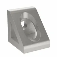 Inside Corner Bracket: Wide Gusseted Inside-Corner Bracket, 40 Series, 76 mm x 40.1 mm x 40 mm (MPN 093WD8404N08)