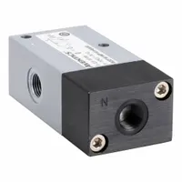 Pilot Air Control Valve: Three-Way / Two-Position, 1/8 in NPT, 1/8 in NPT, Aluminum, Spring Return (MPN 8227A1NP1014A00)