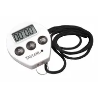 TAYLOR Digital Timer: 7/8 in x 6 in x 4 1/2 in, 7/8 in Overall Dp, 6 in Overall Ht, LCD, Audible (MPN 5816N)