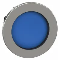 SCHNEIDER ELECTRIC Push Button Head: 30 mm Panel Size, Non-Illuminated, Metallic, Blue (MPN ZB4FA66)