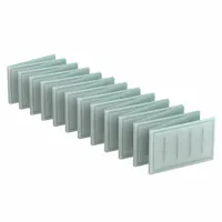 Link Air Filter: 20 in x 25 in x 1 in, 25 in Section Wd, 24 Sections, 2 Ply, MERV 8