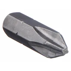 This APEX insert bit is a #2 Phillips (PH2) driver with ACR (Anti-Cam-Out Rib) design to reduce slippage. Made from S2 steel with a hex shank, it is impact rated for high-torque power tools. Suitable for industrial fastening applications such as assembly and maintenance. Sold in a 5-pack.