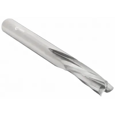 ONSRUD Solid Router Bit: Spiral Downcut, 3 Flute, 1/4" Cut Dia - Spiral-Flute Finishing Router Bits for Plastics & Wood
