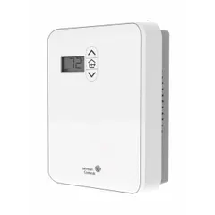 Digital pneumatic thermostat for heat and cool applications. Direct-acting, BACnet compatible, with a temperature control range of 55° to 85°F. Designed for vertical mounting in two-pipe systems.