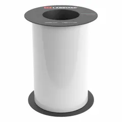 Continuous label roll for LabelTac 6 printer series. White gloss vinyl with magnetic adhesive, rated for indoor and outdoor use. Used for creating repositionable labels for temporary signage, safety warnings, and equipment identification.