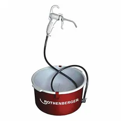 This oiling bin is designed for use with pipe-threading machines, providing a convenient lubrication system to reduce friction and extend tool life. It is compatible with Supertronic 1250 and Supertronic 2000 Series machines.