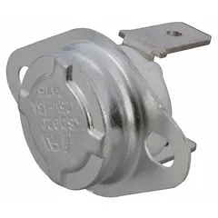 Thermal switch for HVACR systems. Opens or closes an electrical circuit at a set temperature to protect compressors, motors, and other equipment from overheating. Used in commercial and industrial refrigeration, air conditioning, and heating applications.