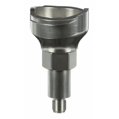 3M PPS S22 Stainless Steel Spray Gun Cup Adapter, M8x0.75 Thread - Adapters for Spray Gun Cups