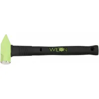 Cross Pein Hammer: Steel, Steel, 2 lb Head Wt, 1 1/2 in Face Dia, 18 in Overall Lg, Textured Grip (MPN 30216)