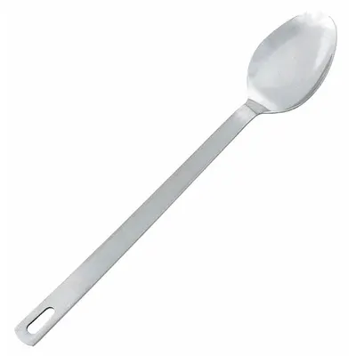 CRESTWARE Serving Spoon, 11 in, Stainless Steel, Silver - Serving Spoons