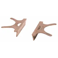 WILTON Vise Jaw: Copper, For 5 1/2 in Vise Jaw Wd, For Permanent or Temporary Workholding (MPN 404-5.5)
