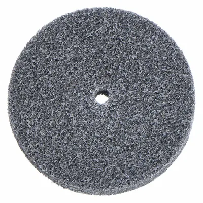 SCOTCH-BRITE XL-UW Unitized Wheel: 6 in Dia x 1/2 in W - Final Finishing Wheels for Stainless Steel & Nickel Alloys