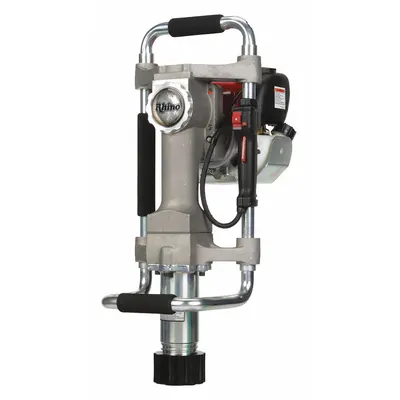 RHINO TOOL Gas-Powered Post Driver: 1/2 in Min Drive Rod or Stake Dia - Gas-Powered Post Drivers