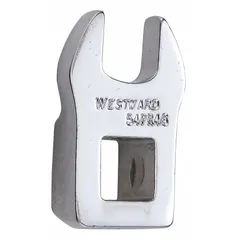 Alloy steel construction with a chrome finish. Features a 10 mm rounded head and 3/8 in drive size. Designed for use with a socket wrench to access fasteners in confined spaces.