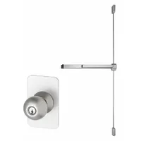 VON DUPRIN Surface Vertical Rod: 4 ft Max Door Wd, Aluminum (MPN 2227K-4-SP28)