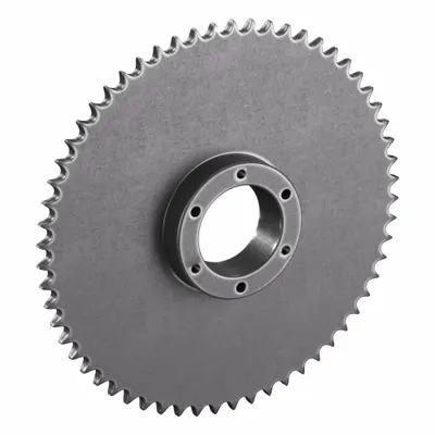 TSUBAKI Sprocket: For 50 Chain, 60 Teeth, 11.942 in Pitch Dia, 12.3 in Outside Dia - Size 50 Bushed-Bore Roller Chain Sprockets