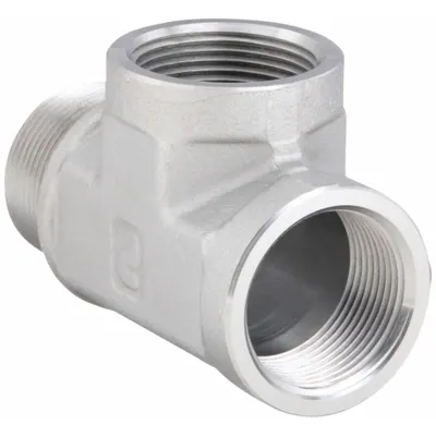 PARKER 1/2 MRO-S Threaded High-Pressure Pipe Tee - Threaded High-Pressure Pipe Fittings