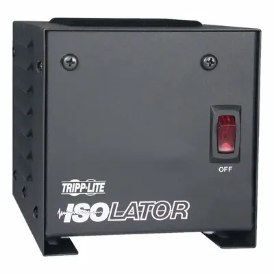 TRIPP LITE Isolation Transformer: 250 W Power Rating, 120V, 120V AC, 5-15P, 5-15R - Standard Isolation Transformers