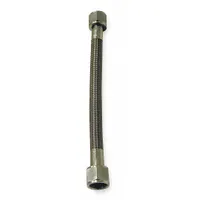 PTFE Hose Assembly: 3/8 in ID, 12 in Lg, Brass 9/16 in FJIC x Brass 9/16 in FJIC (MPN 1PCN9)
