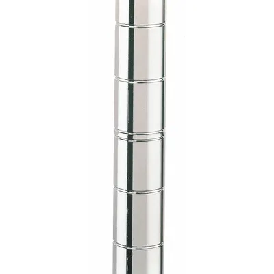 METRO Industrial Wire Shelving Post: 7 in x 1 in, Stainless Steel, Split Sleeve - Corrosion-Resistant Wire Shelving Posts for Harsh Environments